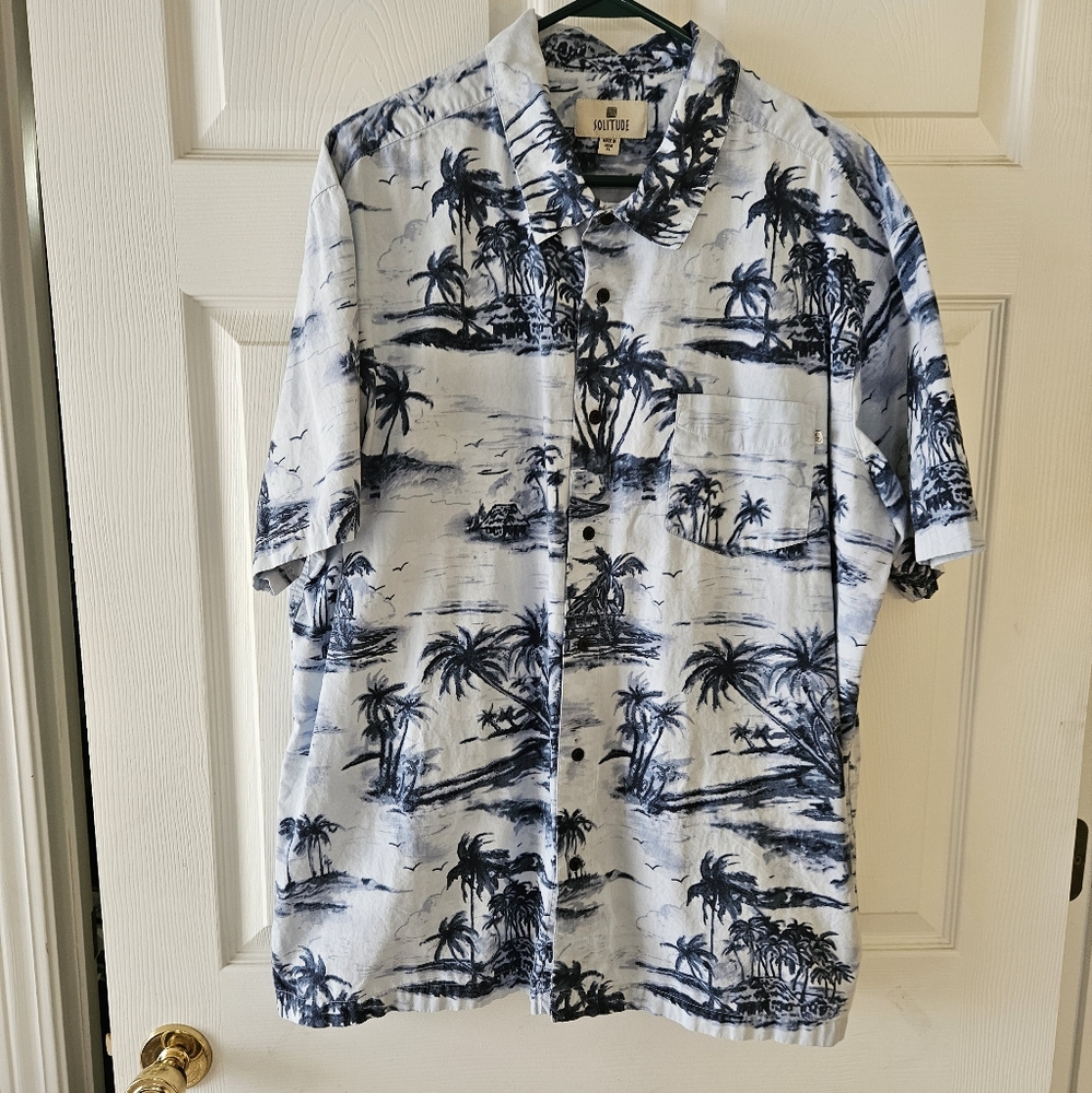 Mens Solitude Hawaiian Shirt